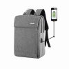 Mochila Bolsillo Delantero - Gris