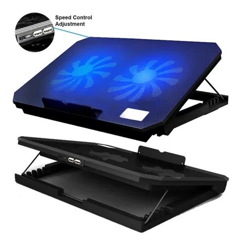 Cooler Para Laptop De 2 Ventiladores Led Gamer - Imagen 2