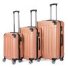 Set De 3 Maletas De Viaje Duras - Oro Rosa