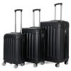 Set De 3 Maletas De Viaje Duras - Negro
