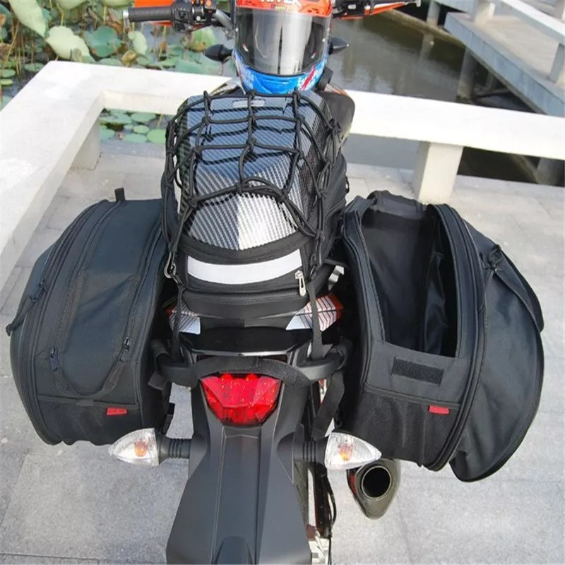 Alforja Para Moto Impermeable Caja Motocicleta - Imagen 3