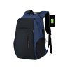 Mochila Con Laterales Usb - Azul