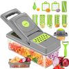 Picador Cortador Multifuncional para Verduras y Frutas 14 en 1
