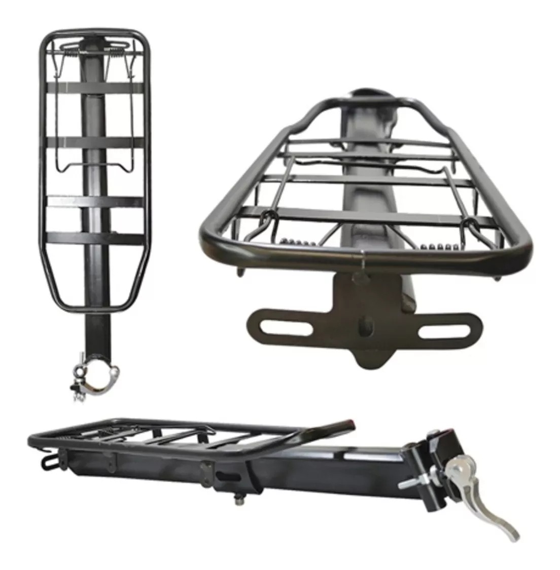 Parrilla Bicicleta Soporte Asiento Trasero Equipaje - Imagen 2