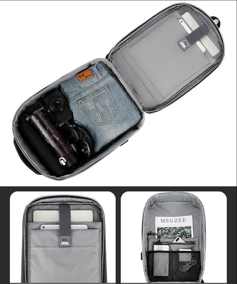 Mochila MER Impermeable USB - Imagen 5