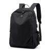 Mochila Impermeable Lisa USB  - Negra