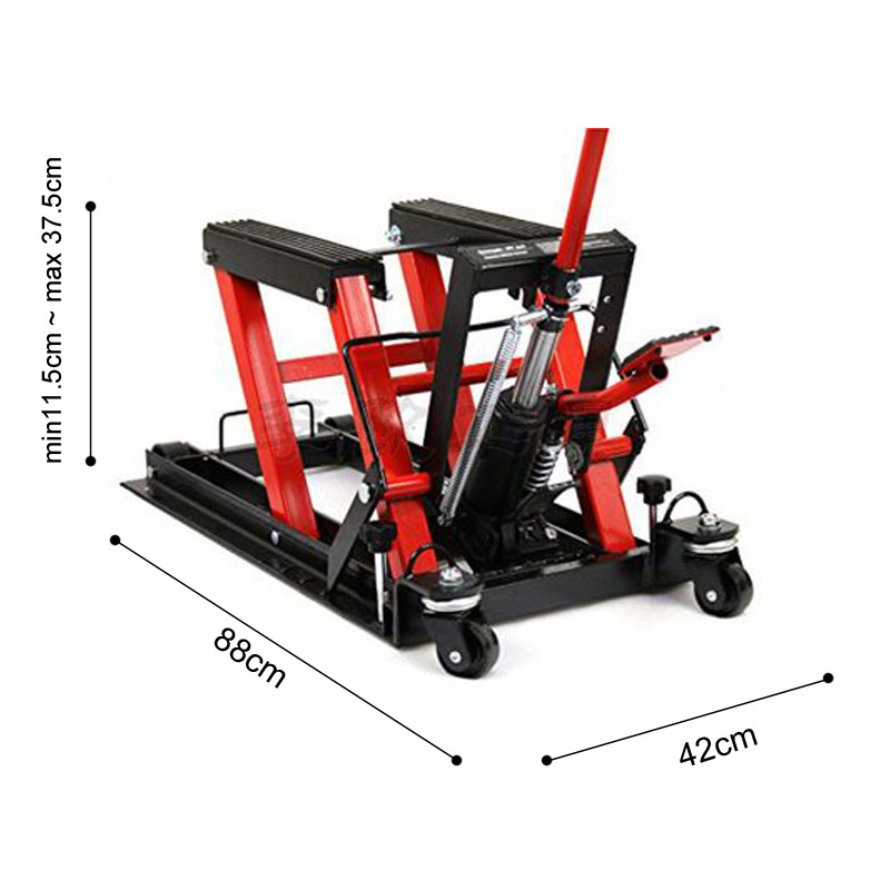 Elevador Gata para Moto Mantenimiento Ajustable Antideslizante - Imagen 3