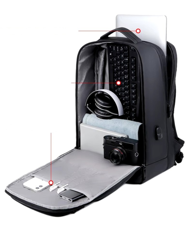 Mochila Compartimiento Multi Viajera de Cabina USB - Imagen 4