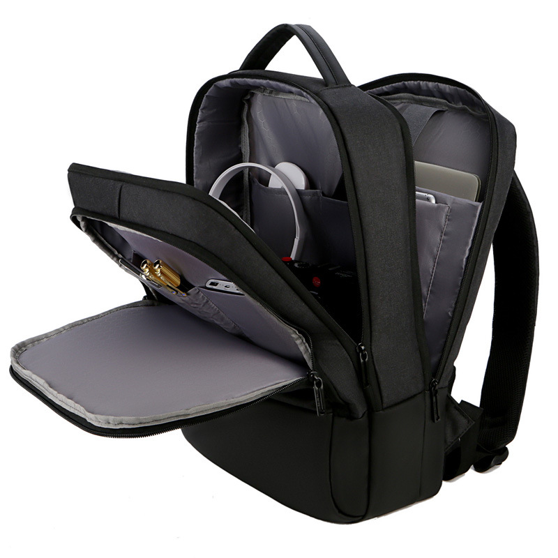 Mochila de Viaje Ziper para Cabina USB - Grafito - Imagen 2