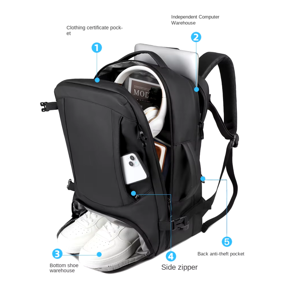 Mochila de Viaje Safety Equipaje de Mano - Imagen 4