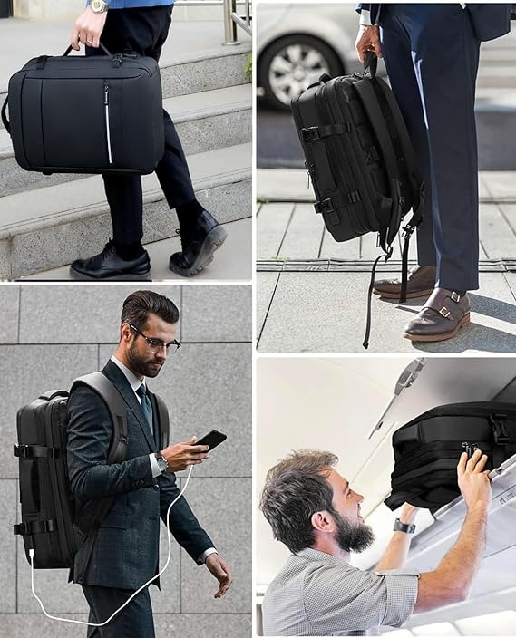 Mochila Impermeable Portalaptop USB Resistente - Imagen 6