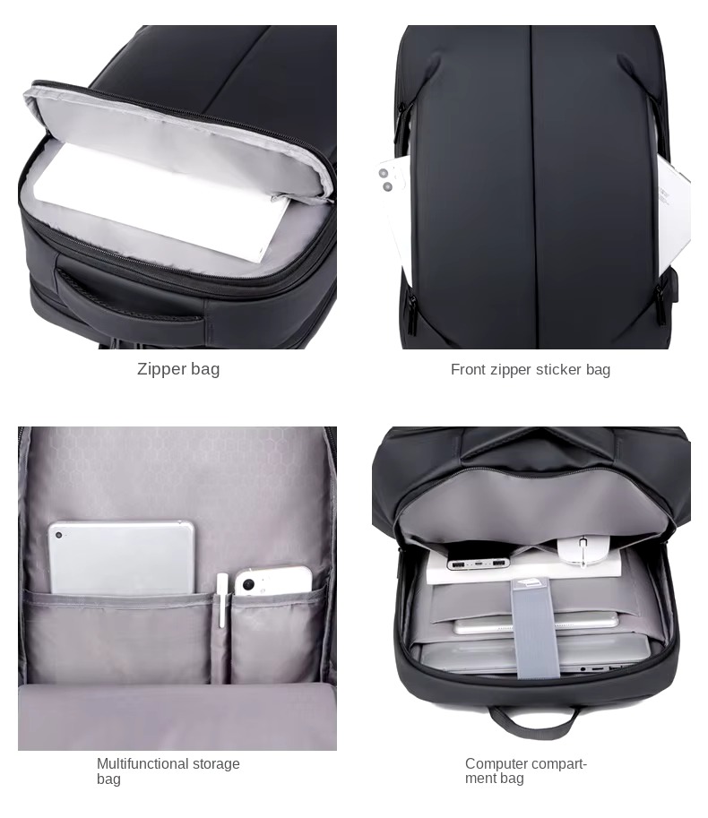 Mochila Impermeable Almacenamiento USB - Imagen 4