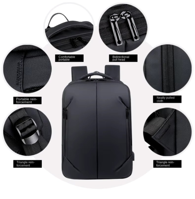 Mochila Impermeable Almacenamiento USB - Imagen 5