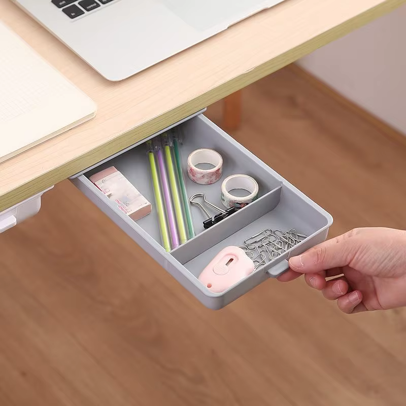 Cajón Bandeja Autoadhesiva Para Escritorio Oculto - Imagen 4