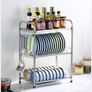 Escurridor Organizador De Platos Para Cocina De 3 Niveles
