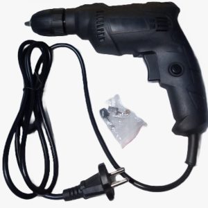 Taladro Atornillador Eléctrico 400w Color Negro