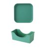 Platos Portátiles Reutilizables - Verde