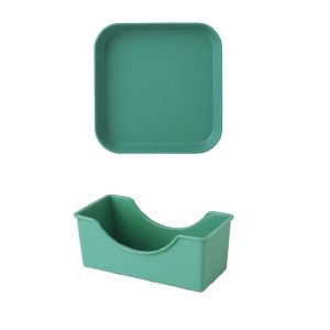 Platos Portátiles Reutilizables - Verde