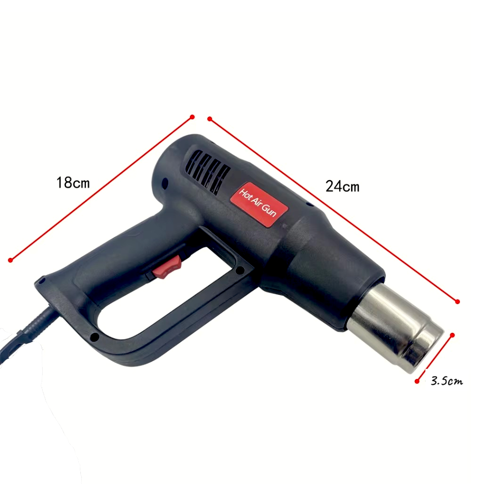Pistola Calor Aire Caliente 500c Y 1800 Watts Herramienta - Imagen 4