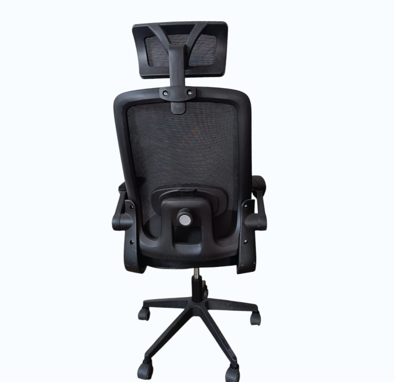 Silla de Oficina de Malla y Apoyabrazos Ajustables - Imagen 3