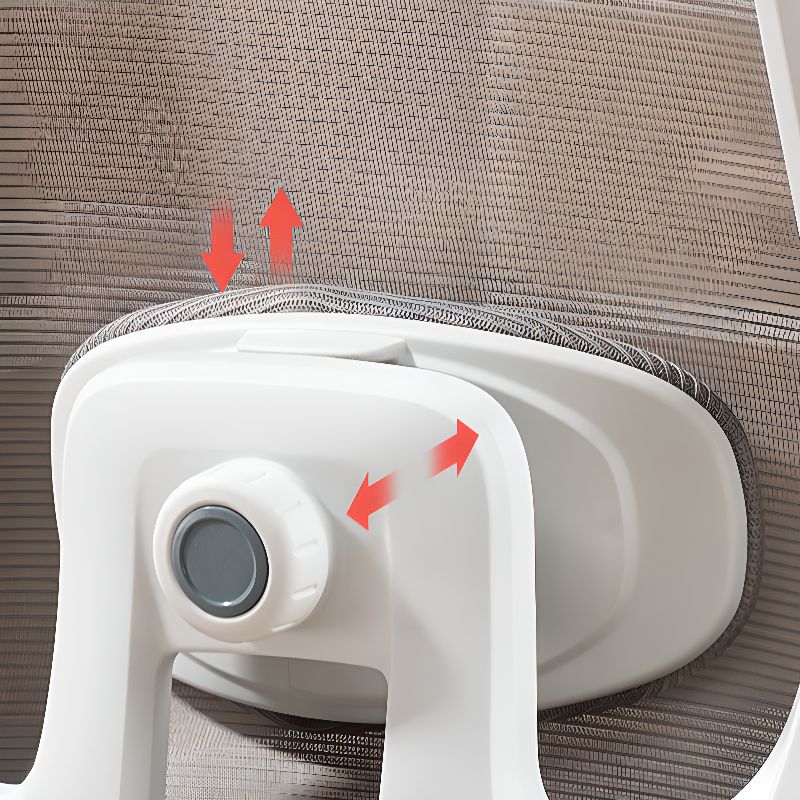 Silla de Oficina de Malla y Apoyabrazos Ajustables - Imagen 6