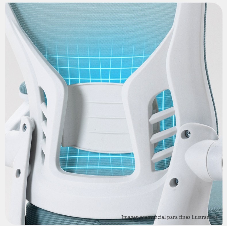 Silla de Oficina Con Cabecera regulable y apoyabrazos - Imagen 3