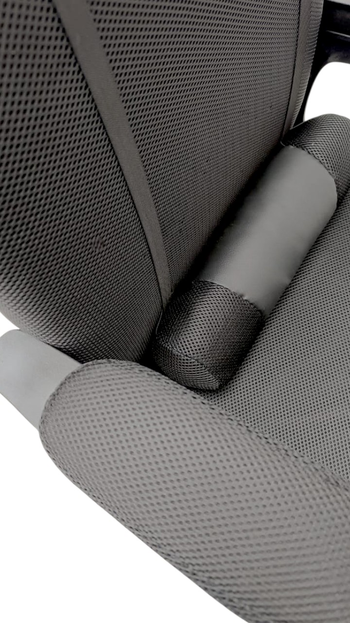 Silla de Oficina Ergonómica con Cojín y Reposacabeza - Imagen 3