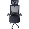 Silla Ergonómica de Oficina Giratoria con Apoyacabeza
