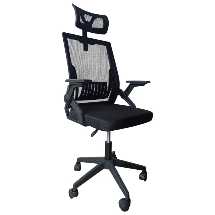 Silla Ergonómica de Oficina Giratoria con Apoyacabeza - Imagen 3
