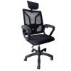 Silla Ergonómica con Reposacabeza y Respaldo Transpirable