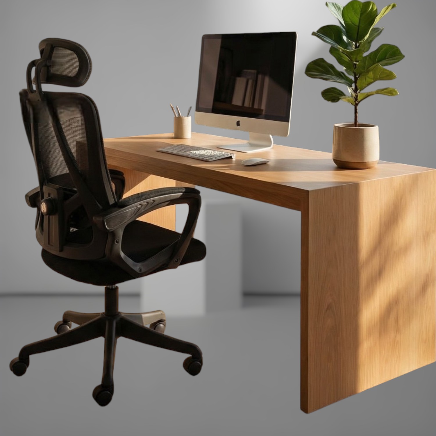 Silla Ejecutiva Diseño Moderno y Soporte Ajustable - Imagen 9