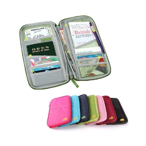 Funda Porta Pasaporte Organizador De Documentos Viaje