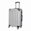 Maleta De Viaje 26 Pulgadas 15 Kg con Clave - Plateado
