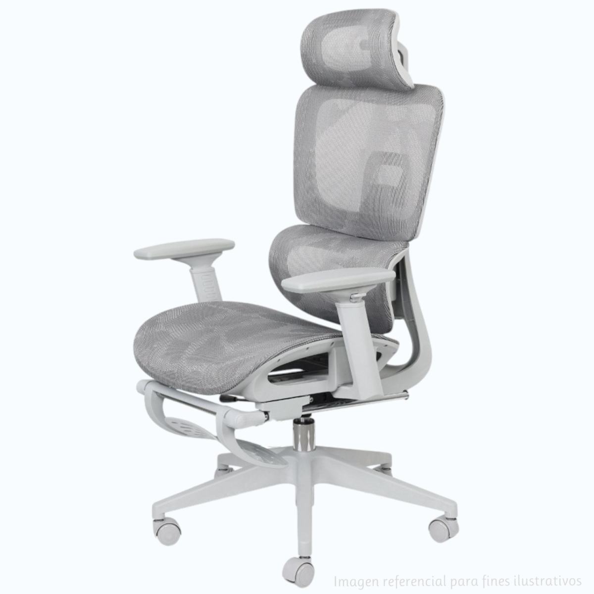 Silla de Escritorio Ergonómica Plus Gris - Imagen 2