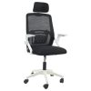 Silla de Oficina Ergonómica con Diseño Elegante y Ruedas Resistentes Blanco