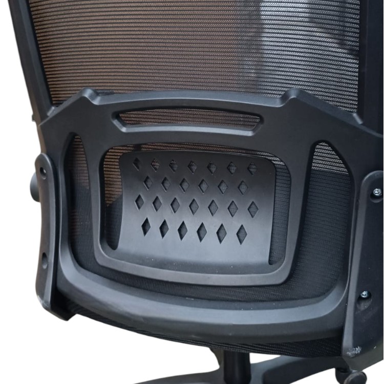 Silla de Oficina Ergonómica con Diseño Elegante y Ruedas Resistentes Blanco - Imagen 11