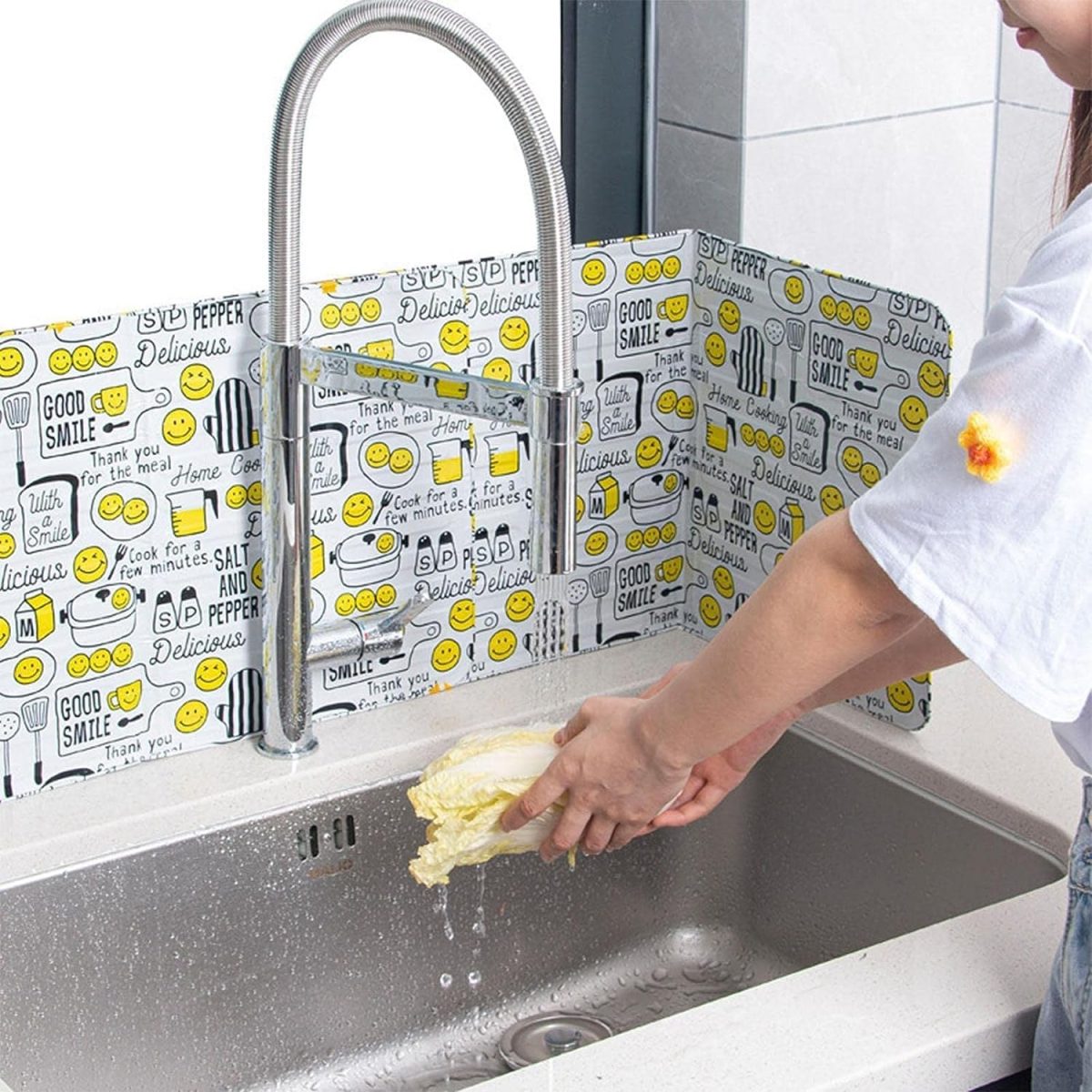 Protector Para Cocina Antisalpicadura De Aceite - Imagen 4
