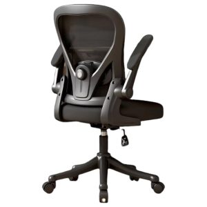 Silla Ergonómica con Altura Regulable y Brazos Abatibles Negra