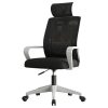 Silla Ergonómica con Asiento Amplio y Brazos Blanco