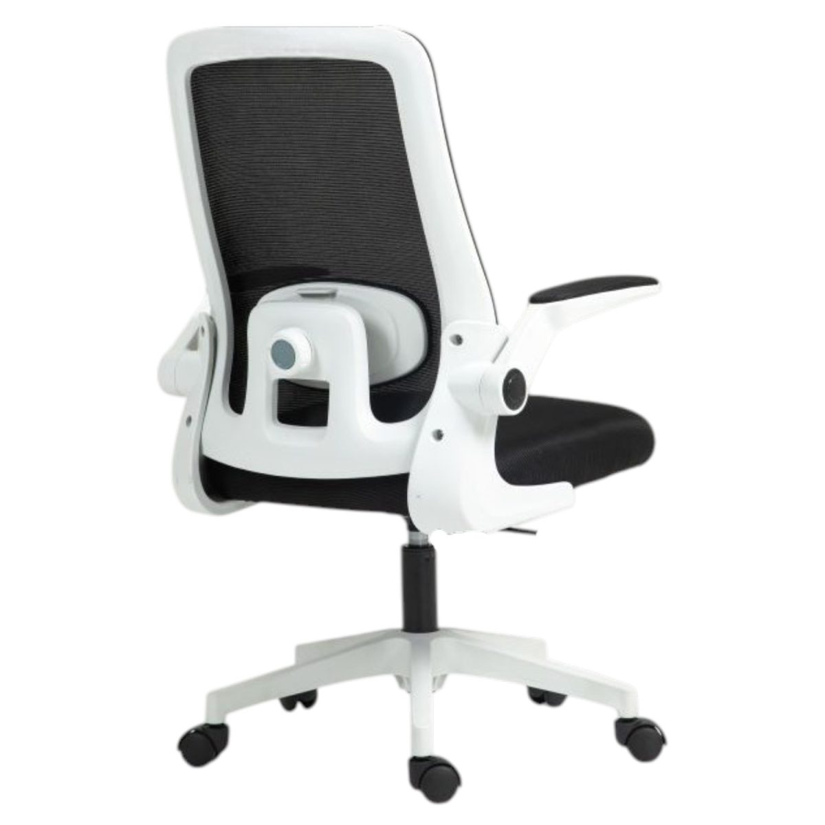 Silla de Oficina con Respaldo Ergonómico de Malla Blanco - Imagen 3
