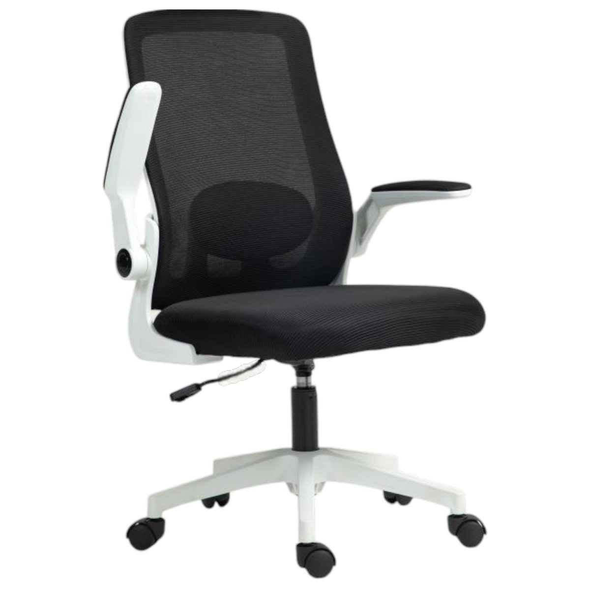 Silla de Oficina con Respaldo Ergonómico de Malla Blanco - Imagen 4
