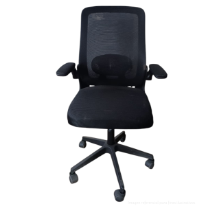 Silla de Oficina con Respaldo Ergonómico de Malla Negro