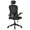 Silla Ergonómica con Reposacabeza Integrado Negro