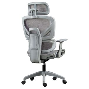 Silla Ergonómica con Reclinación Suave Gris