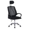 Silla Ergonómica de Oficina con Cabecera y Respaldo
