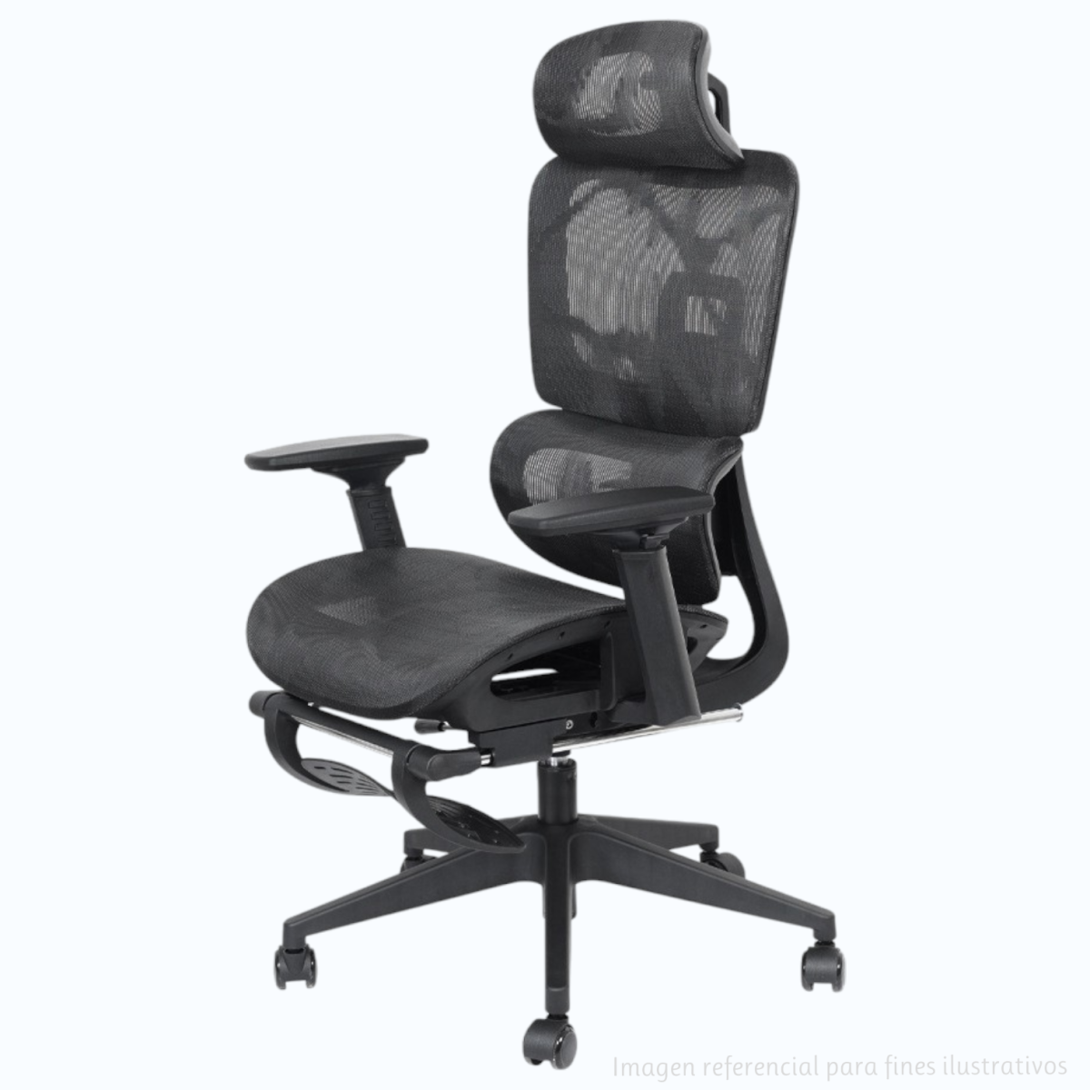 Silla de Escritorio Ergonomica Plus Negro - Imagen 8