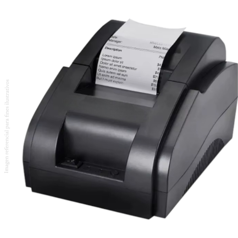 Impresora Ticketera Termica Ticket Papel Y Software 58mm - Imagen 2