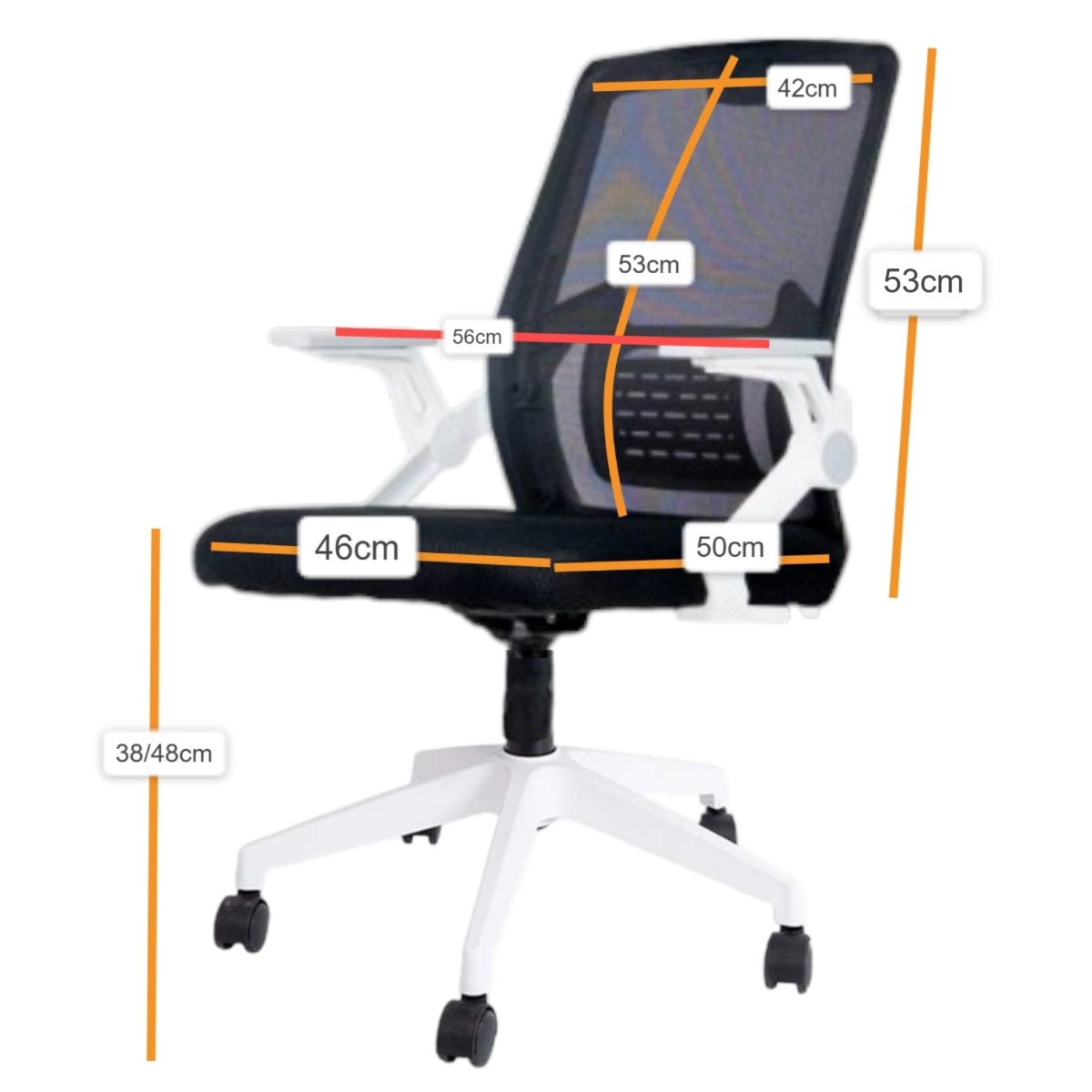 Silla de Oficina Ergonómica Nova Negro - Imagen 2