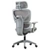 Silla Ergonómica con Reclinación Suave Gris