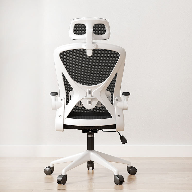 Silla de Oficina con Diseño Clásico y Cabecera Blanco - Imagen 4